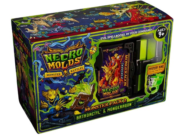 Necromolds Monster Battles MonsterPack 2 Batradctyl & Mongeragon 