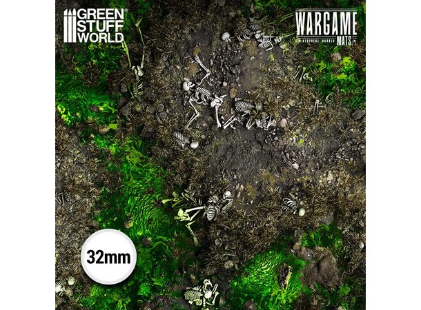 Neopren Mat 22x32 Boneblight Marsh Green Stuff World - 56 x 76 cm 