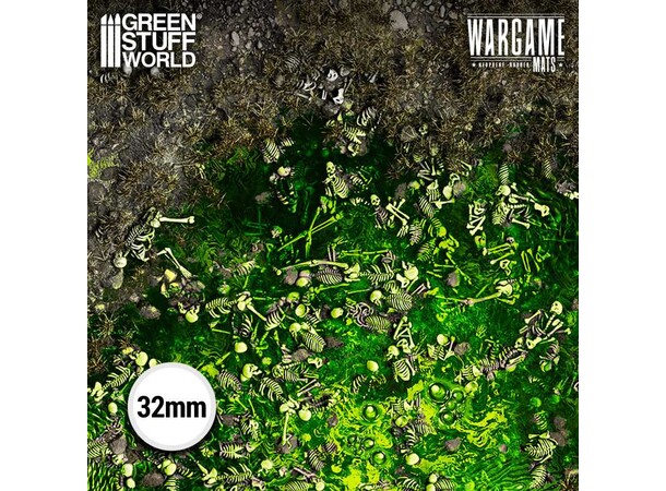 Neopren Mat 22x32 Boneblight Marsh Green Stuff World - 56 x 76 cm 