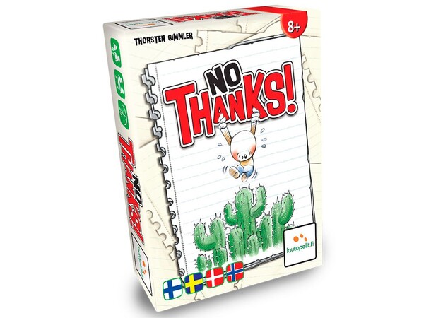 No Thanks+ Kortspil Dansk udgave 