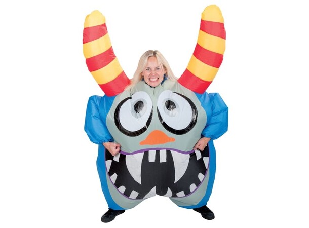 Oppblåsbar monsterdragt 