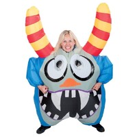 Oppblåsbar monsterdragt 