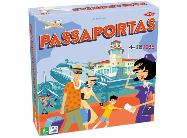 Passaportas Brætspil Dansk udgave 