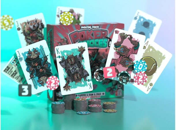 Poker a Voces Shouting Poker Brætspil 