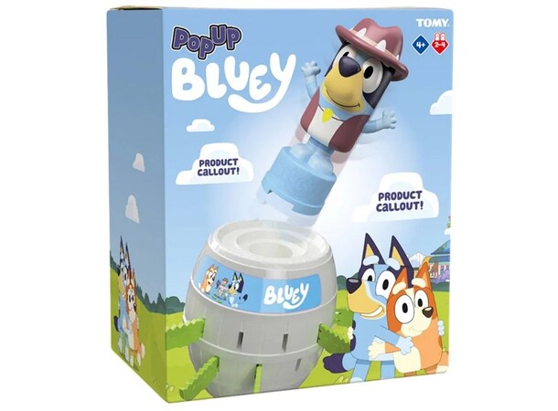 Pop Up Bluey Brætspil Dansk udgave 