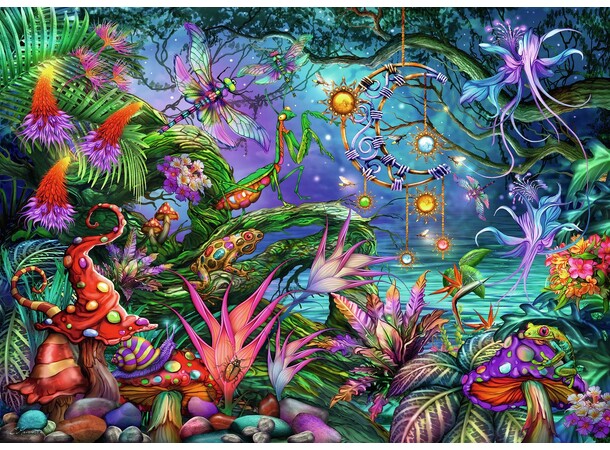 Rainbow Reverie 1000 brikker Puslespil Ravensburger puslespil 