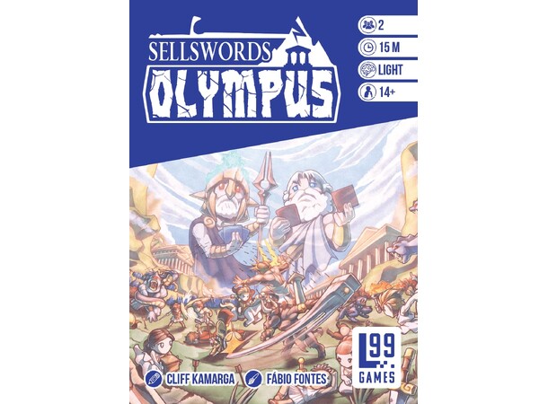 Sellswords Olympus Kortspil Second Edition 