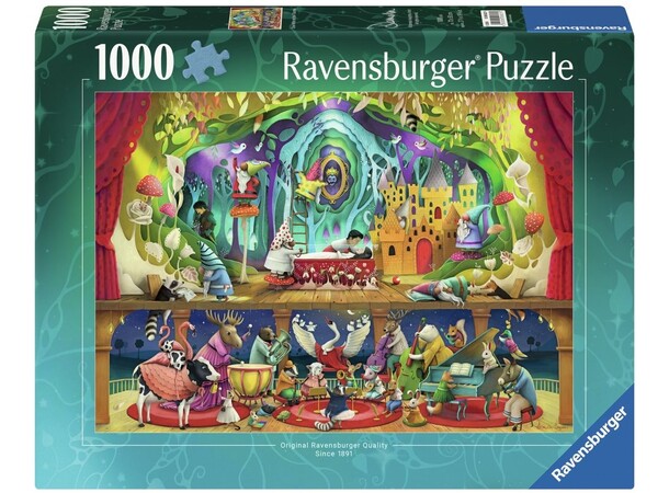 Snehvide og de 7 nisser 1000 brikker Puslespil - Ravensburger Puzzle 