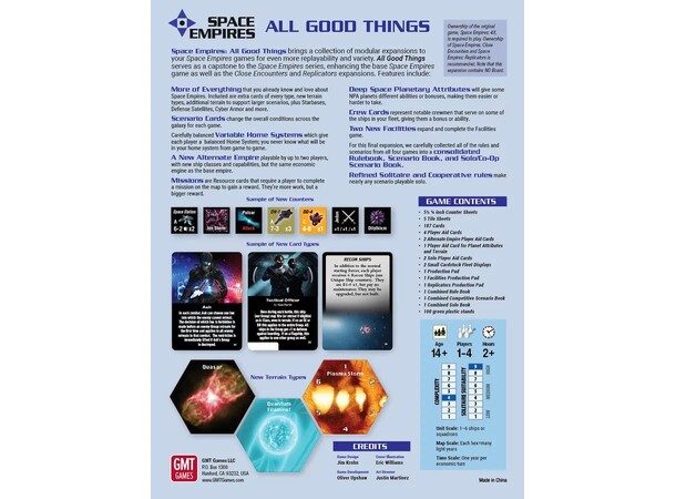 Space Empires All Good Things Expansion Ekspansion til Space Empires 