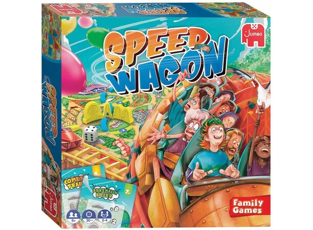 Speed Wagon Brætspil Dansk udgave 