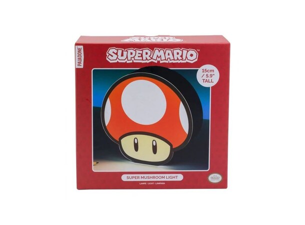 Super Mario Super Mushroom 2D-lampe 
