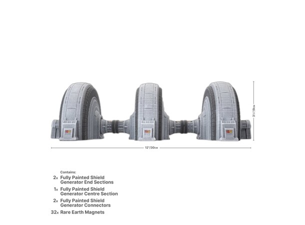 Terræn Rebel Outpost Shield Generator Battlefield in a Box - Galactic Warzones 