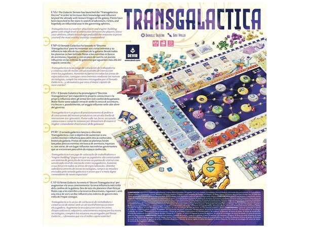 Transgalactica Brætspil 
