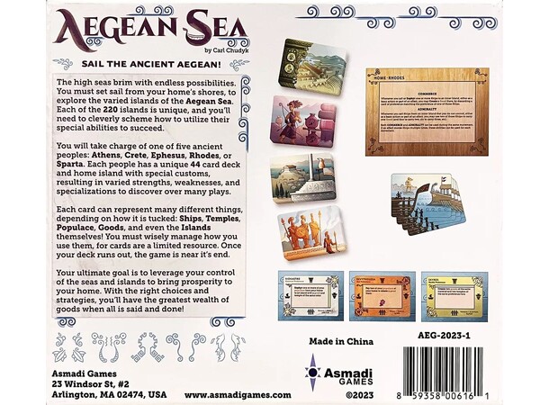 Aegean Sea Brætspil 