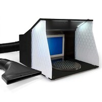 Airbrush Spray Booth - Med LED-lys Green Stuff World