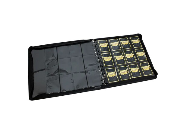 Album Zipster XL Iron Grey 24-Pocket Quadrow - Dragon Shield 