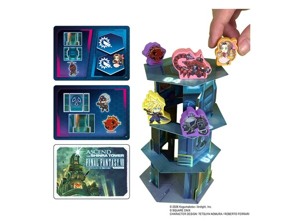Ascend the Shinra Tower Brætspil Final Fantasy VII 