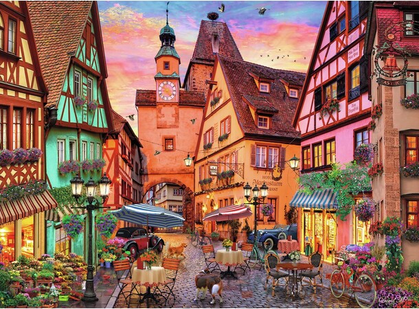 Bavarian Romance 500 brikker Puslespil Ravensburger puslespil 