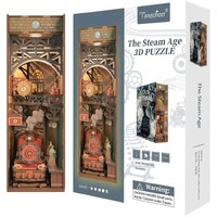 Book Nook The Steam Age Tonecheer 3D-puslespil