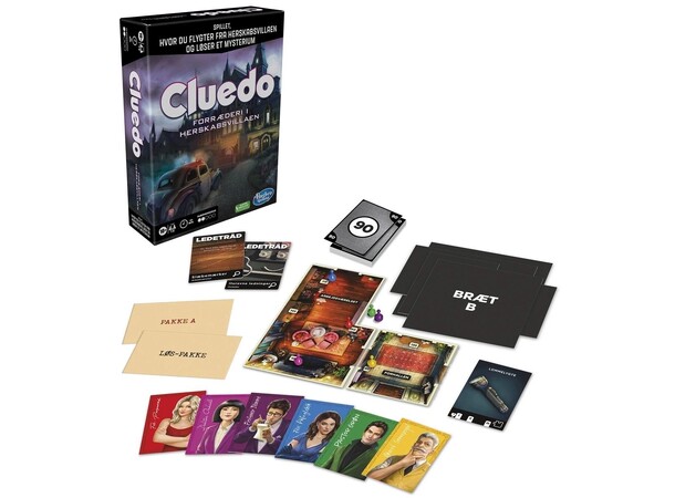 Cluedo Escape Herskabsvillaen Brætspil Forræderi i Herskabsvillaen Dansk udgave 