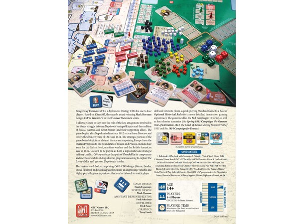 Congress of Vienna Brætspil 