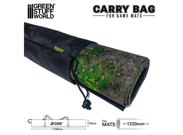 Game Mat Carrying Bag 122 cm Green Stuff World 