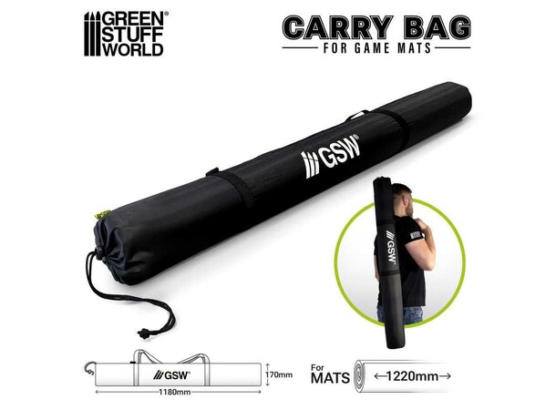 Game Mat Carrying Bag 122 cm Green Stuff World 