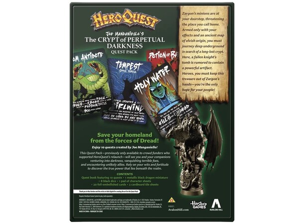 HeroQuest Crypt of Perpetual Darkness Ekspansion til HeroQuest 