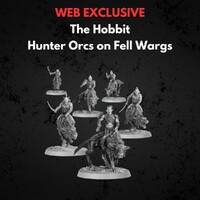Hunter Orcs on Fell Wargs Middle-earth Strategy Battle Game