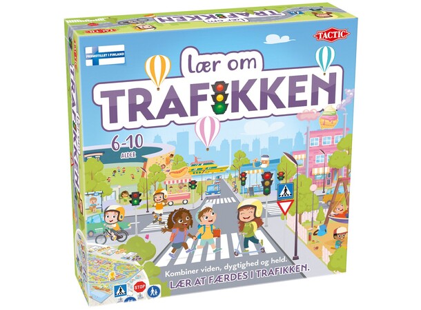 Lær om Trafikken Brætspil Dansk udgave 