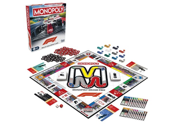 Monopoly Formula 1 Brætspil Dansk udgave 