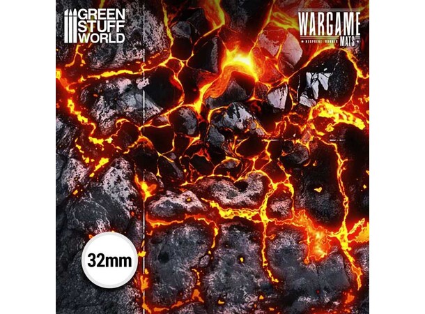 Neopren Mat 44x60 Flamecoil Path Green Stuff World - 114 x 155 cm 