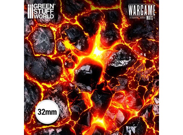 Neopren Mat 4x4 Flamecoil Path Green Stuff World - 120 x 120 cm 