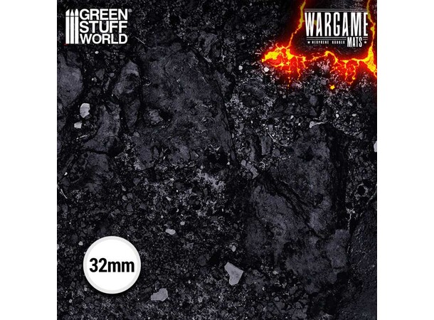 Neopren Mat 4x4 Flamecoil Path Green Stuff World - 120 x 120 cm 