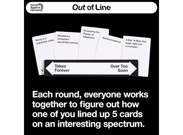 Out of Line Selskabsspil Cards Against Humanity Twists 