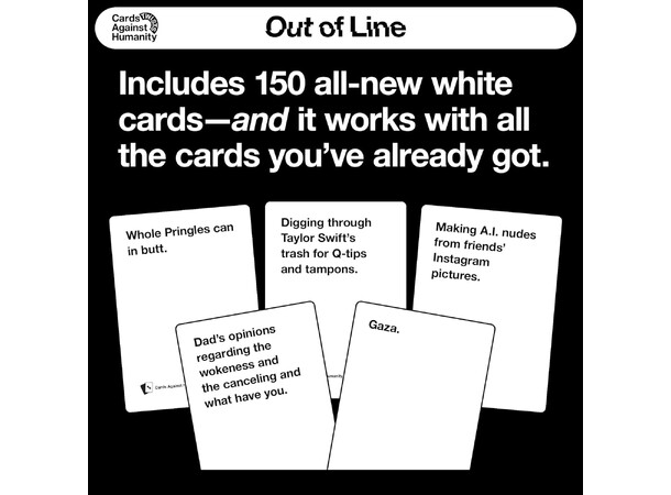 Out of Line Selskabsspil Cards Against Humanity Twists 