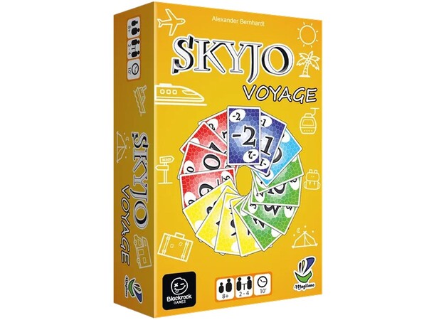Skyjo Voyage Kortspil Dansk udgave 