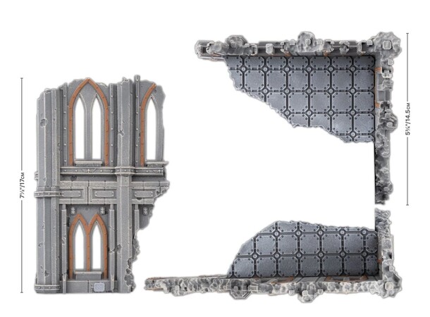 Terræn Hab Block Large Ruins Battlefield in a Box - Gothic Sector 