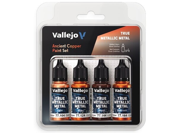 Vallejo True Metallic Set Ancient Copper True Metallic Metal 