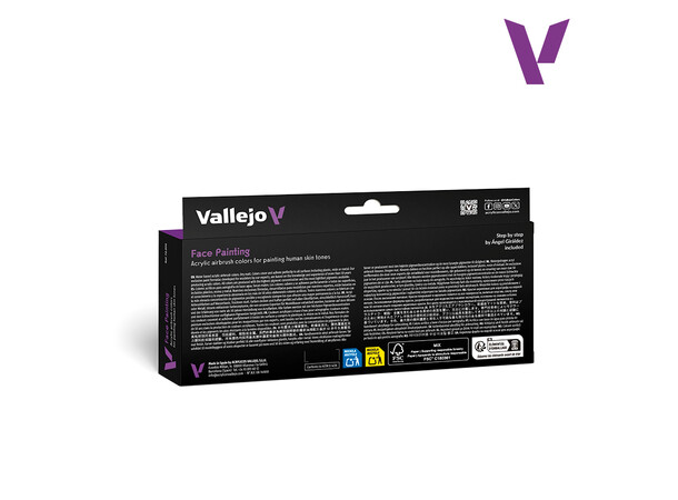 Vallejo ansigtsmalingssæt 