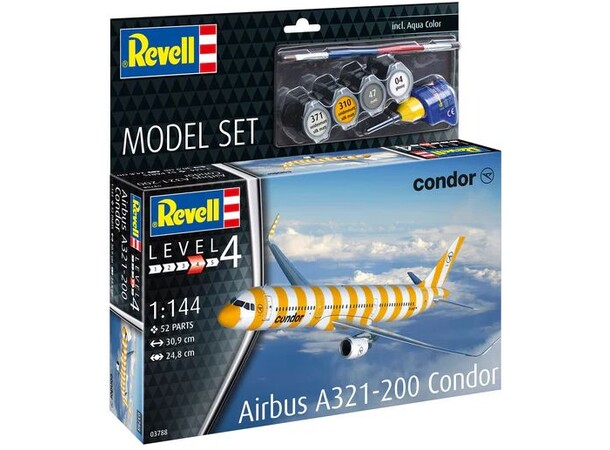 Airbus A321-200 Condor Starter Set Revell 1:144 byggesæt 