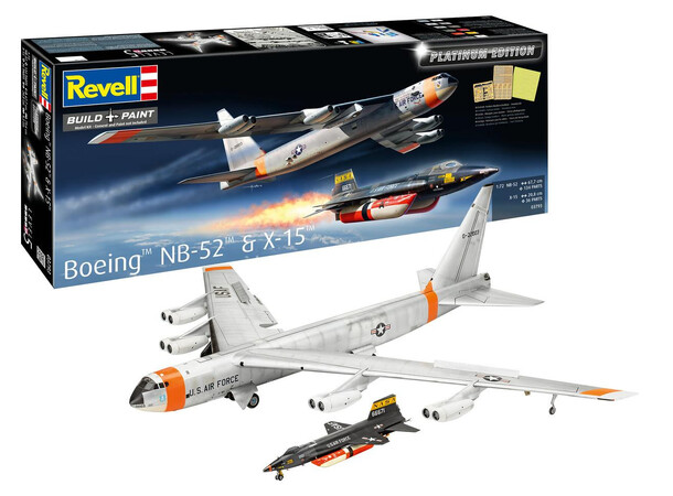 Boeing NB-52 & X-15 Platinum Edition Revell 1:72 byggesæt 