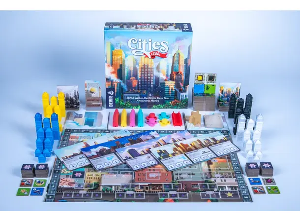 Cities USA Brætspil 