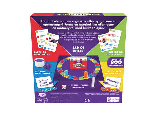Cranium Brætspil Dansk udgave 