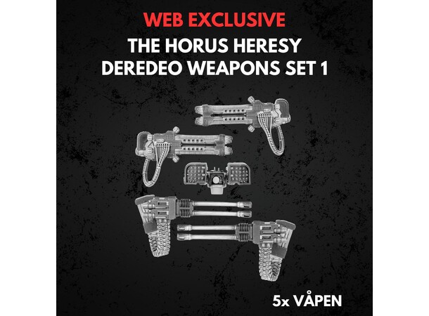 Deredeo Dreadnought Weapons Set 1 The Horus Heresy 