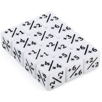 Dice Counters - 12 stk (Hvid) 
