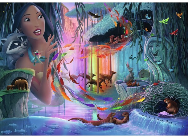 Disney Castle Pocahontas 1000 brikker Ravensburger puslespil 