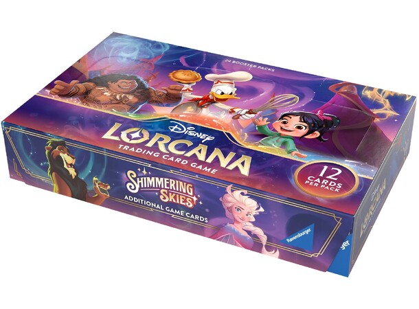Disney Lorcana Shimmering Skies Display Booster Box 