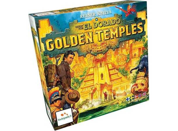 El Dorado Golden Temples Brætspil Quest for El Dorado - Dansk udgave 