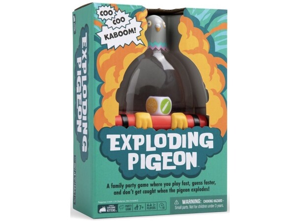 Exploding Pigeon Selskabsspil 